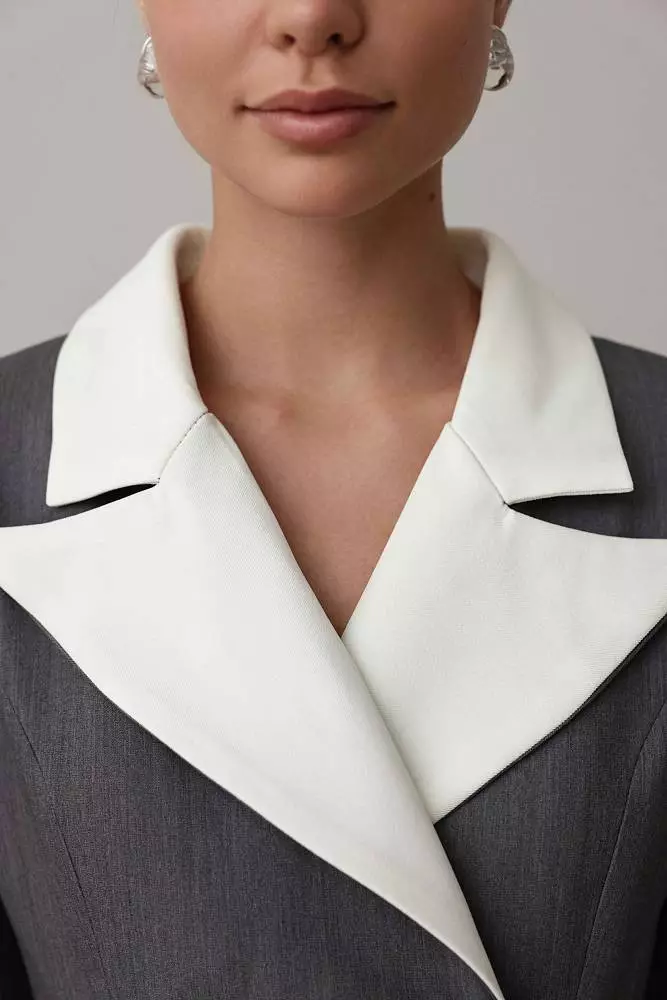 Платье (S (42RU), серый). Изображение № 5