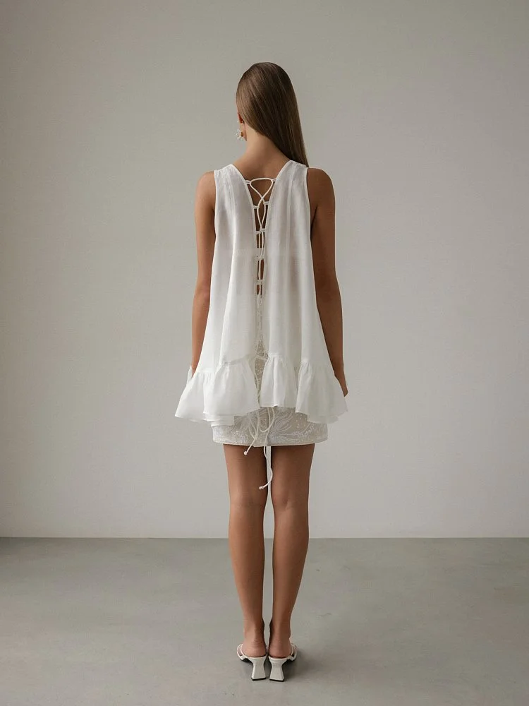 Топ (onesize (42-46RU), белый). Изображение № 3