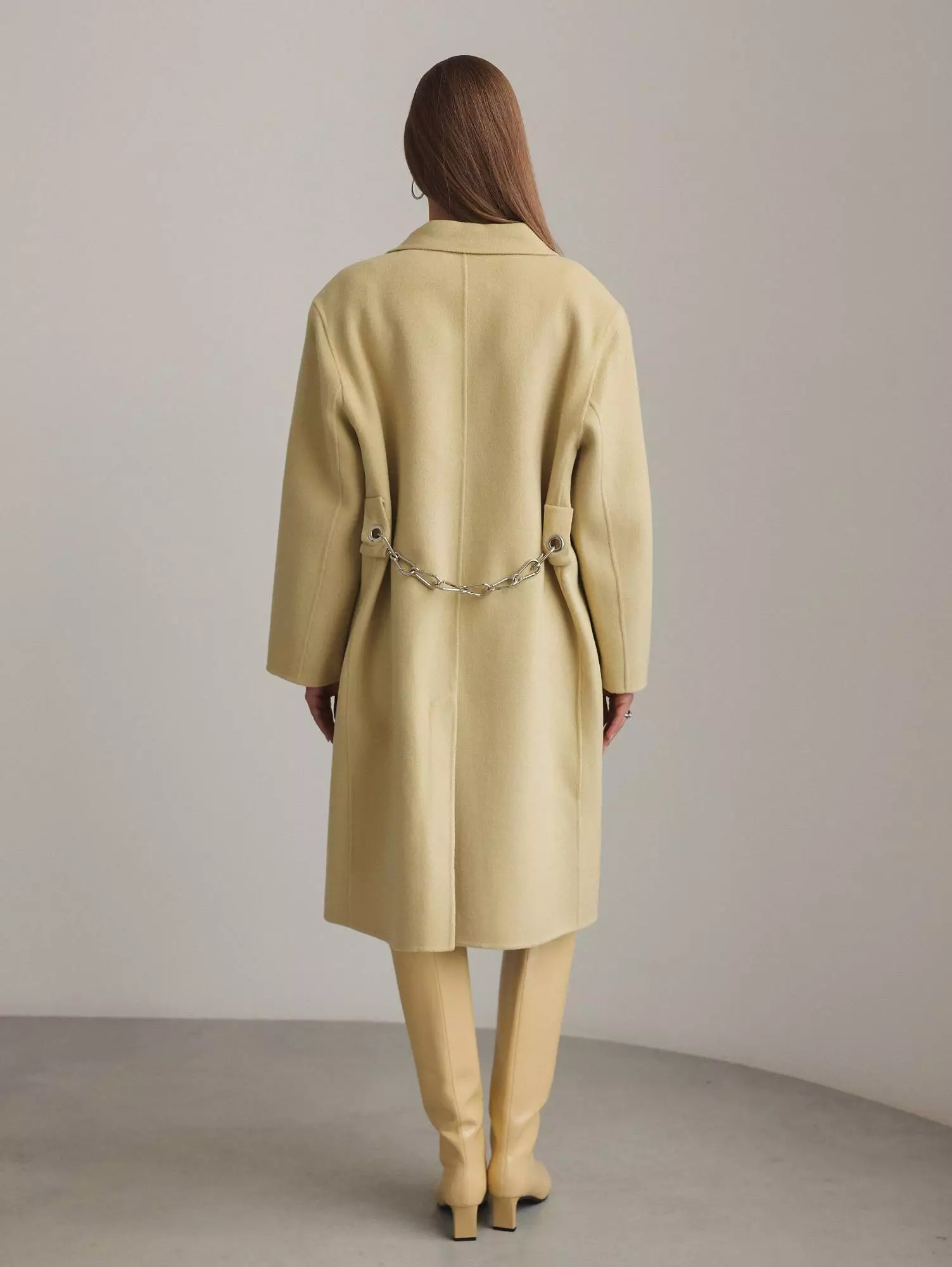 Пальто (onesize (42-46RU), желтая пастель). Избражение № 6