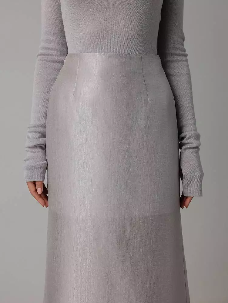 Юбка (M (44RU), светло-серый). Изображение № 2