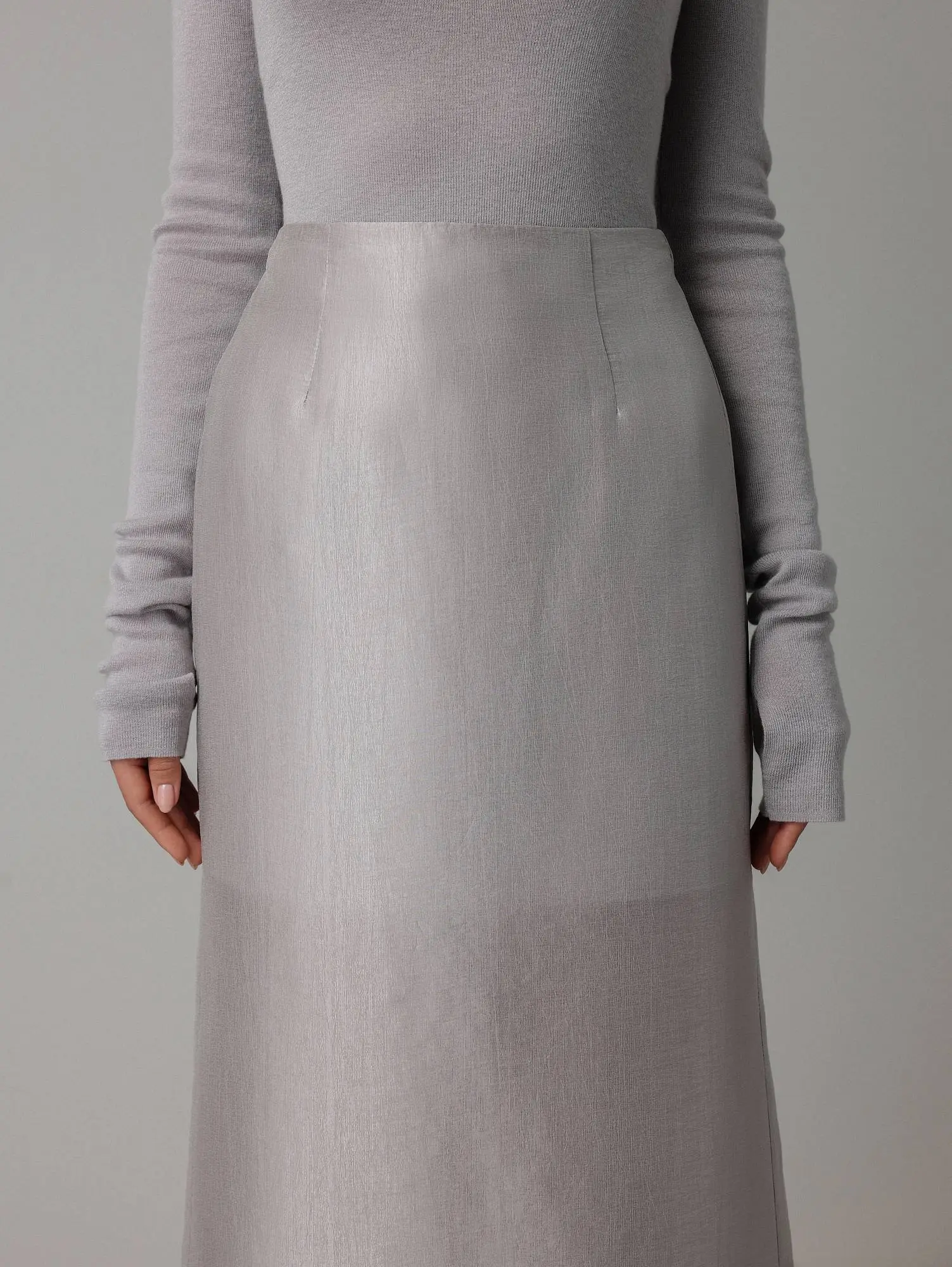 Юбка (M (44RU), светло-серый). Избражение № 2