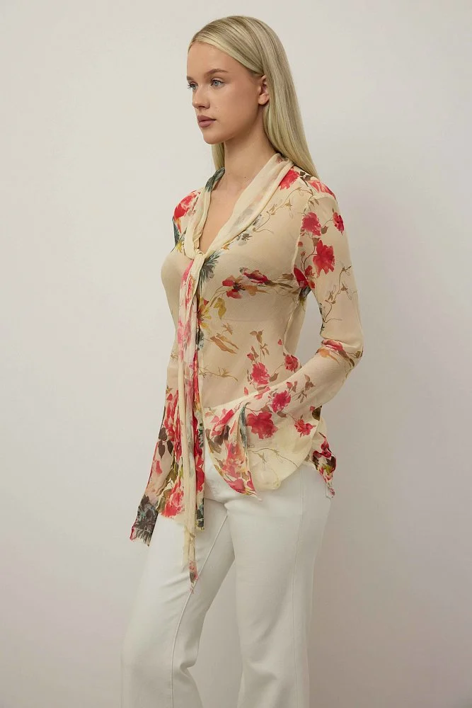 Блузы (L (46RU), светло-бежевый). Изображение № 2