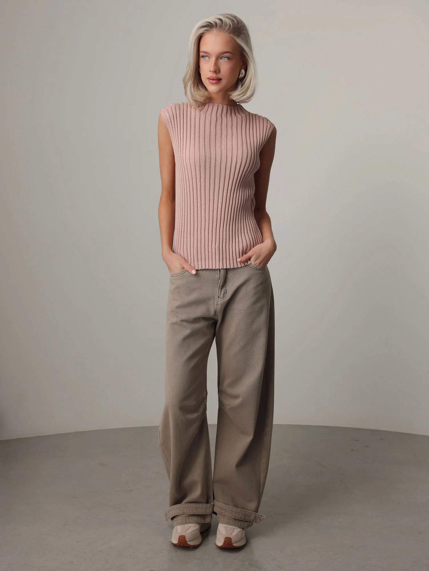 Топ (onesize (42-46RU), бежевая пудра). Избражение № 2