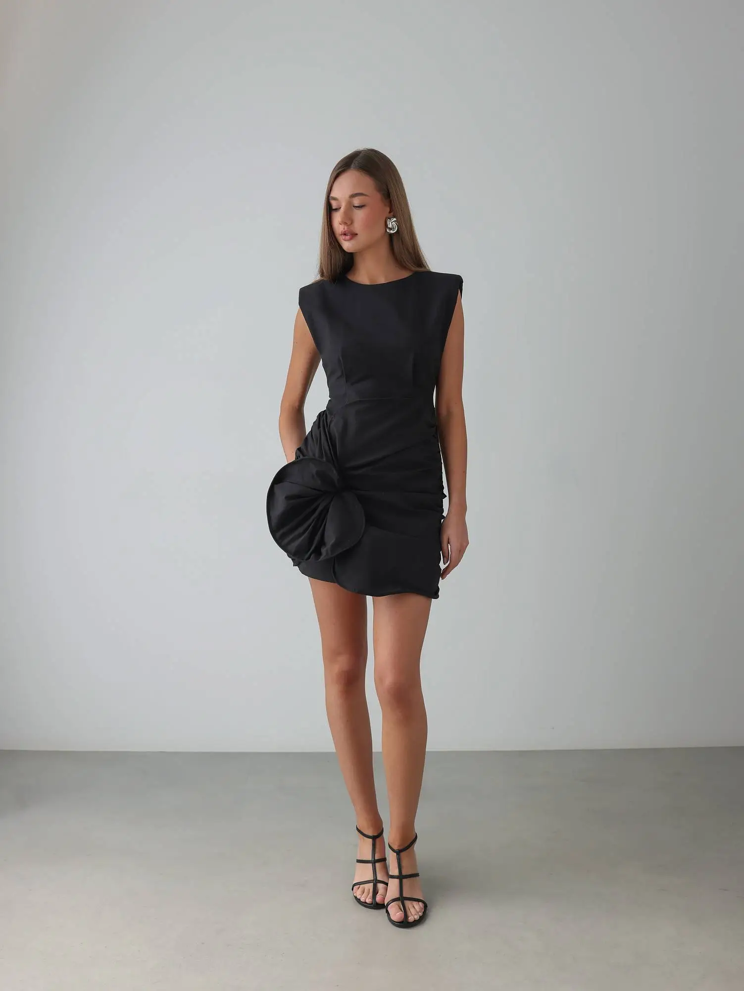 Платье (M (44RU), чёрный). Избражение № 2