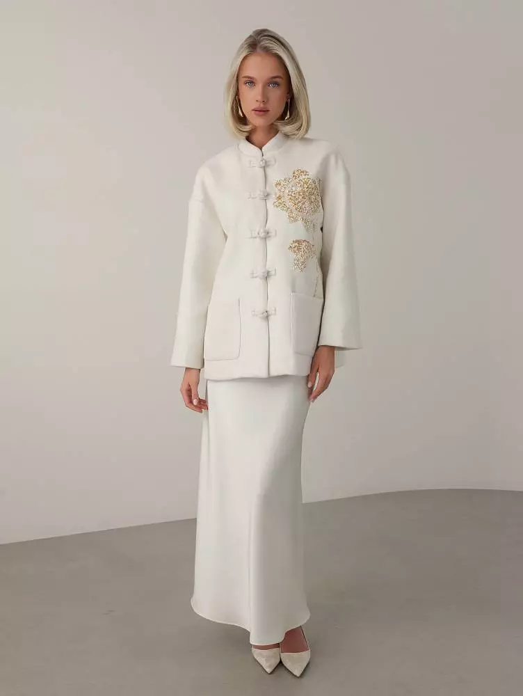 Пальто (M (44RU), белый). Изображение № 2