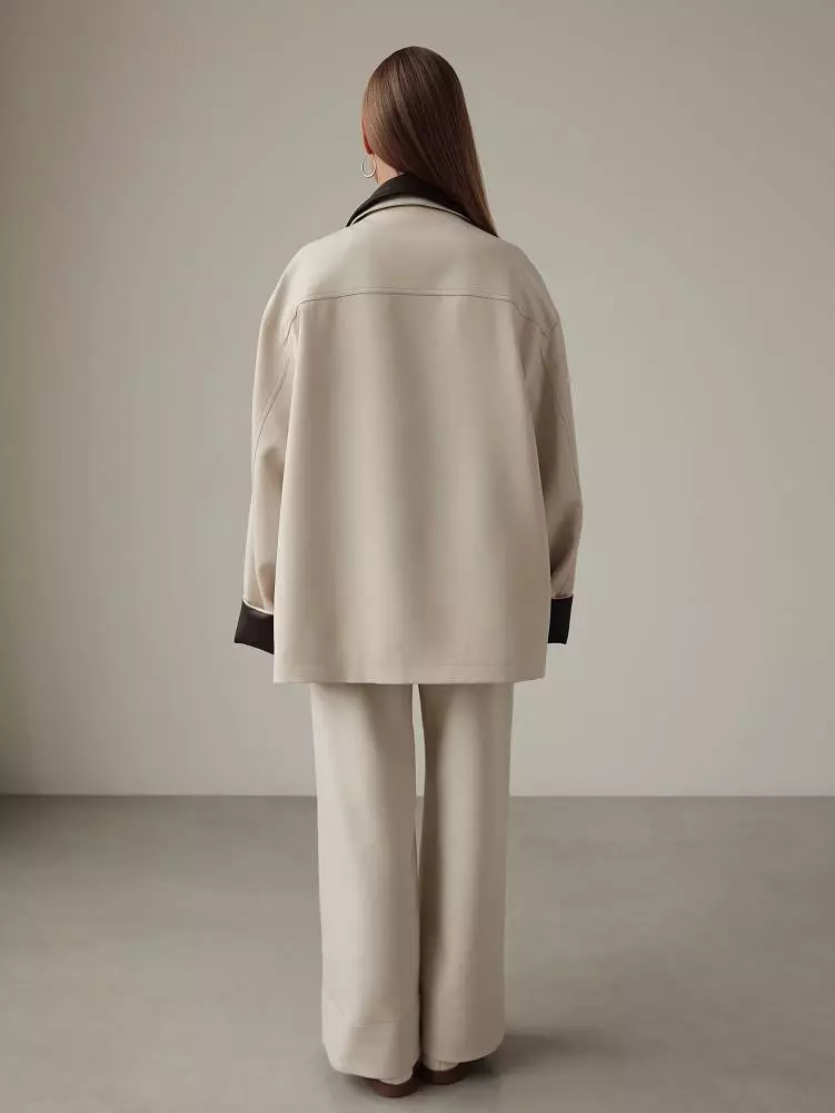 Куртка (onesize (42-46RU), бежевый). Изображение № 6