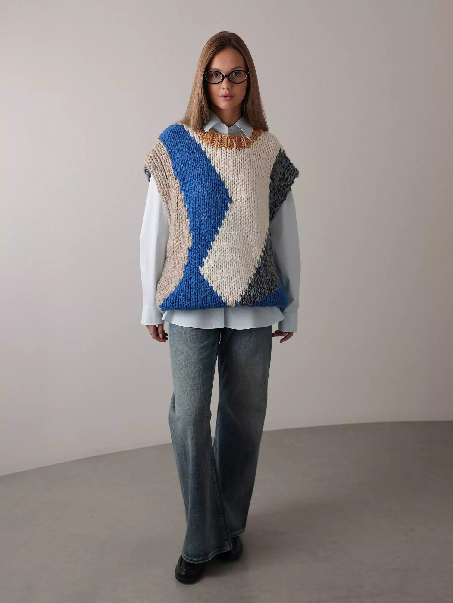 Жилет (onesize (42-46RU), голубой). Избражение № 2