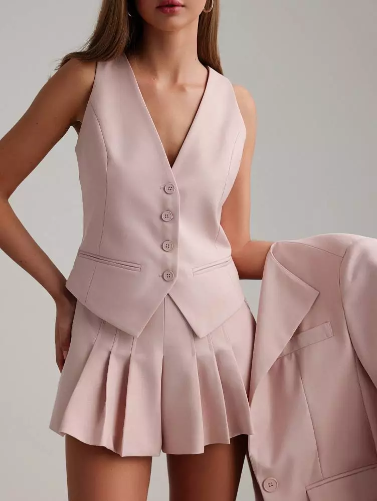 Жилет (L (46RU), бледно-розовый). Изображение № 1