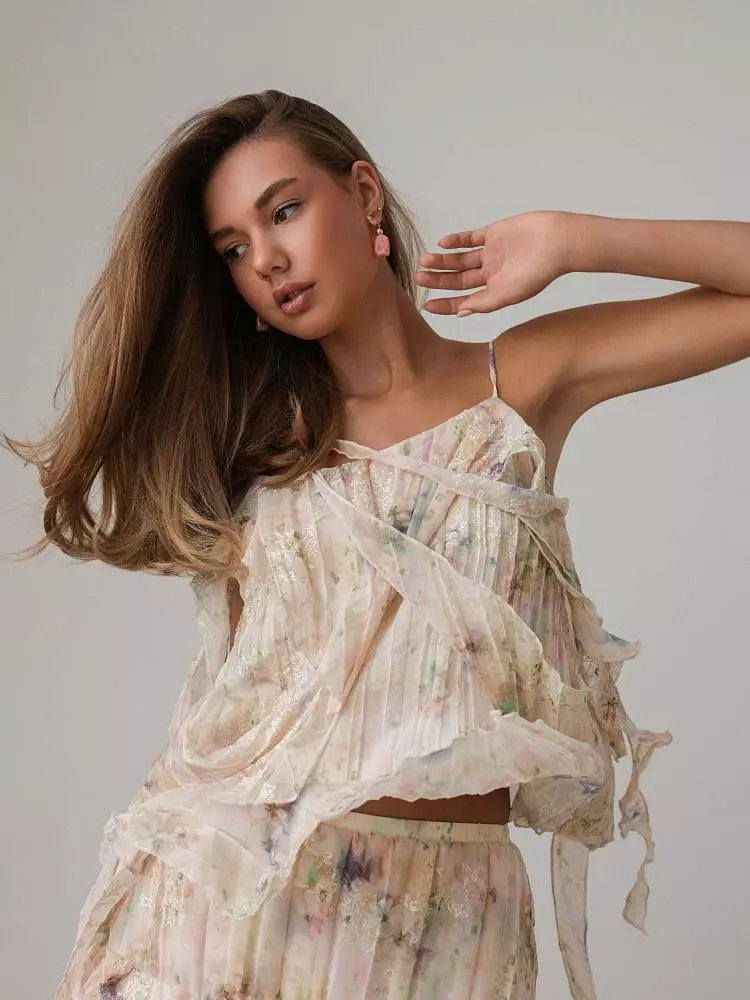 Топ (M (44RU), персиковый). Изображение № 2