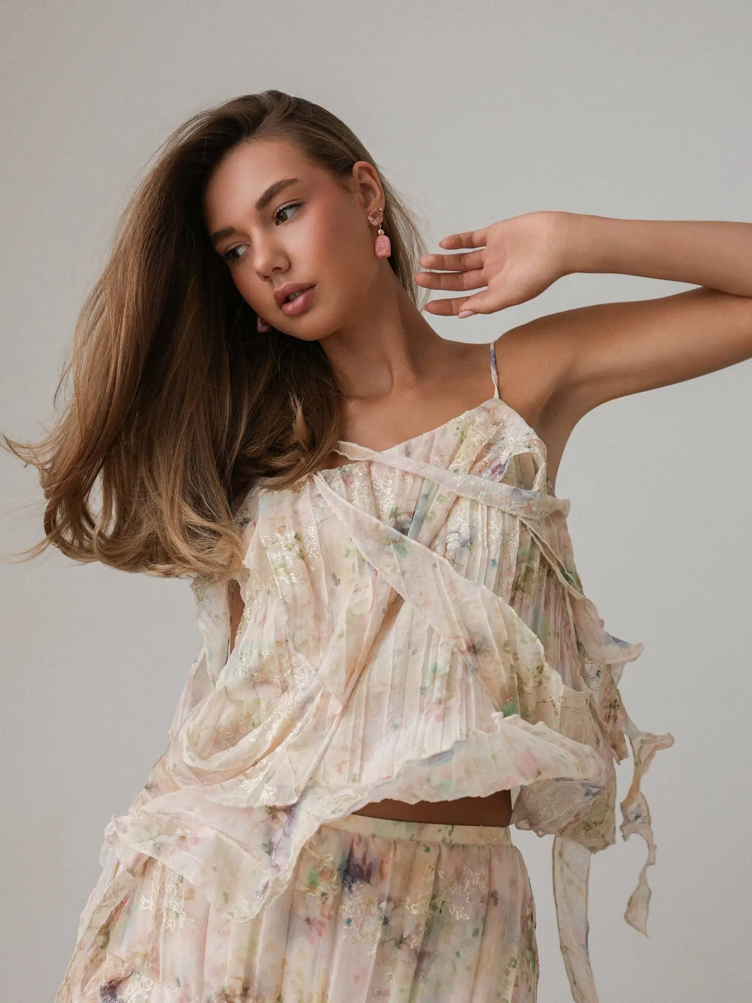 Топ (M (44RU), персиковый). Избражение № 2