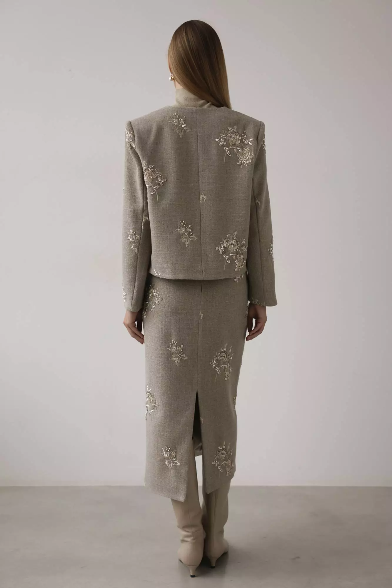 Жакет (S (42RU), бежевый). Избражение № 5