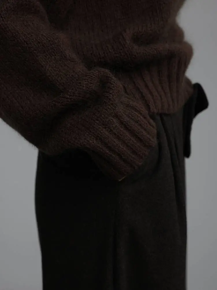 Свитер (onesize (42-46RU), коричневый). Изображение № 4