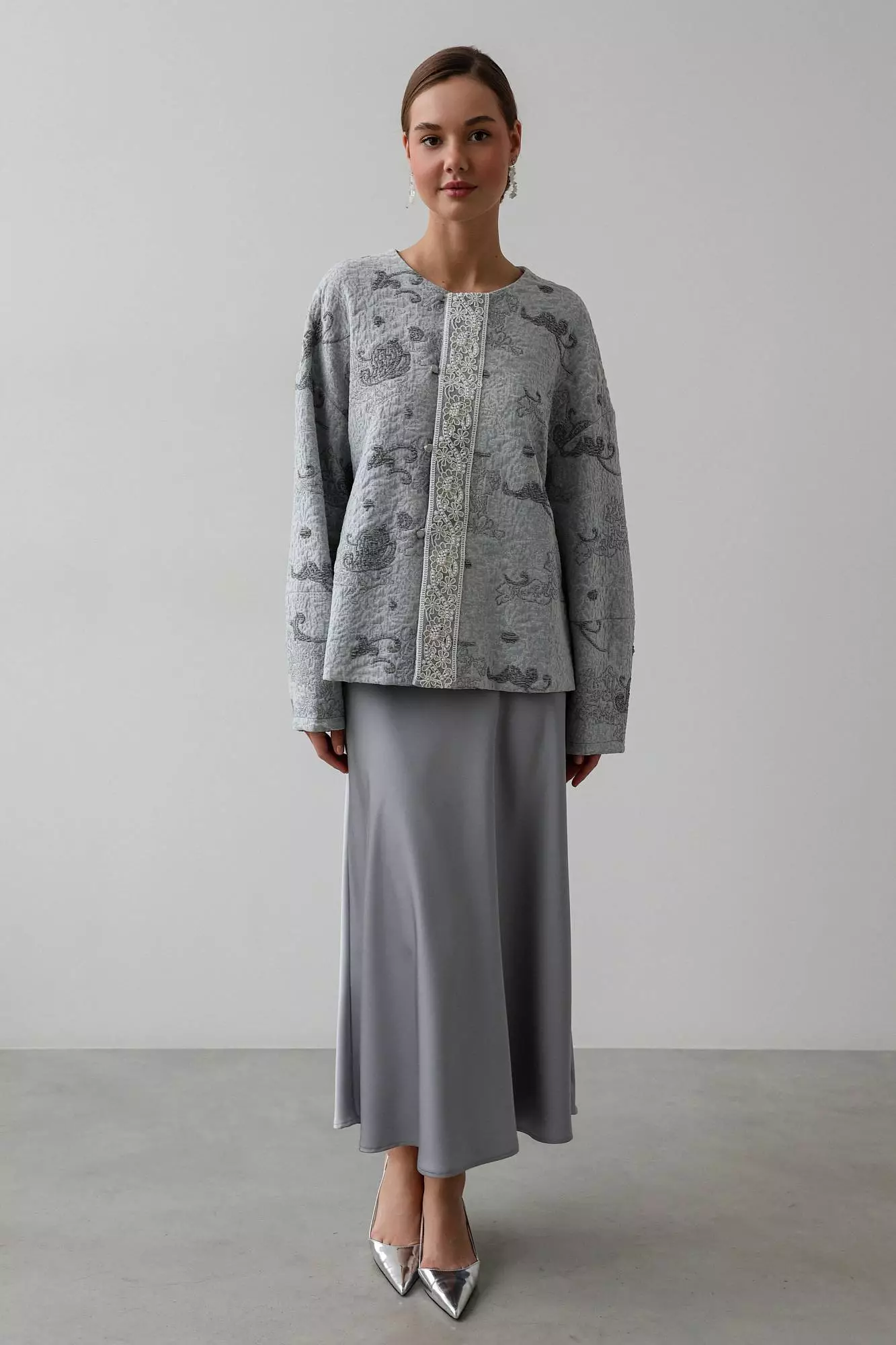 Жакет (L (46RU), серый). Избражение № 4