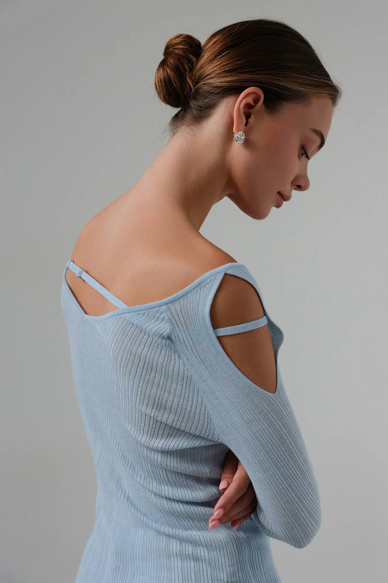 лонгслив (небесно-голубой). Избражение № 6