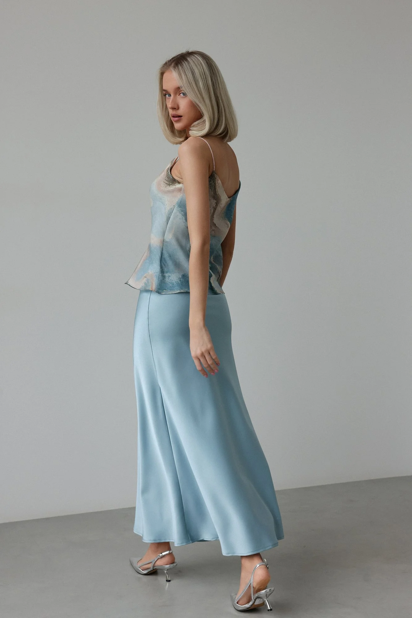 Юбка  (S (42RU), светло-лазурный). Избражение № 3