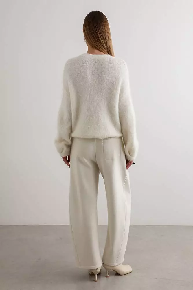 Свитер (onesize (42-46RU), молочный). Изображение № 4