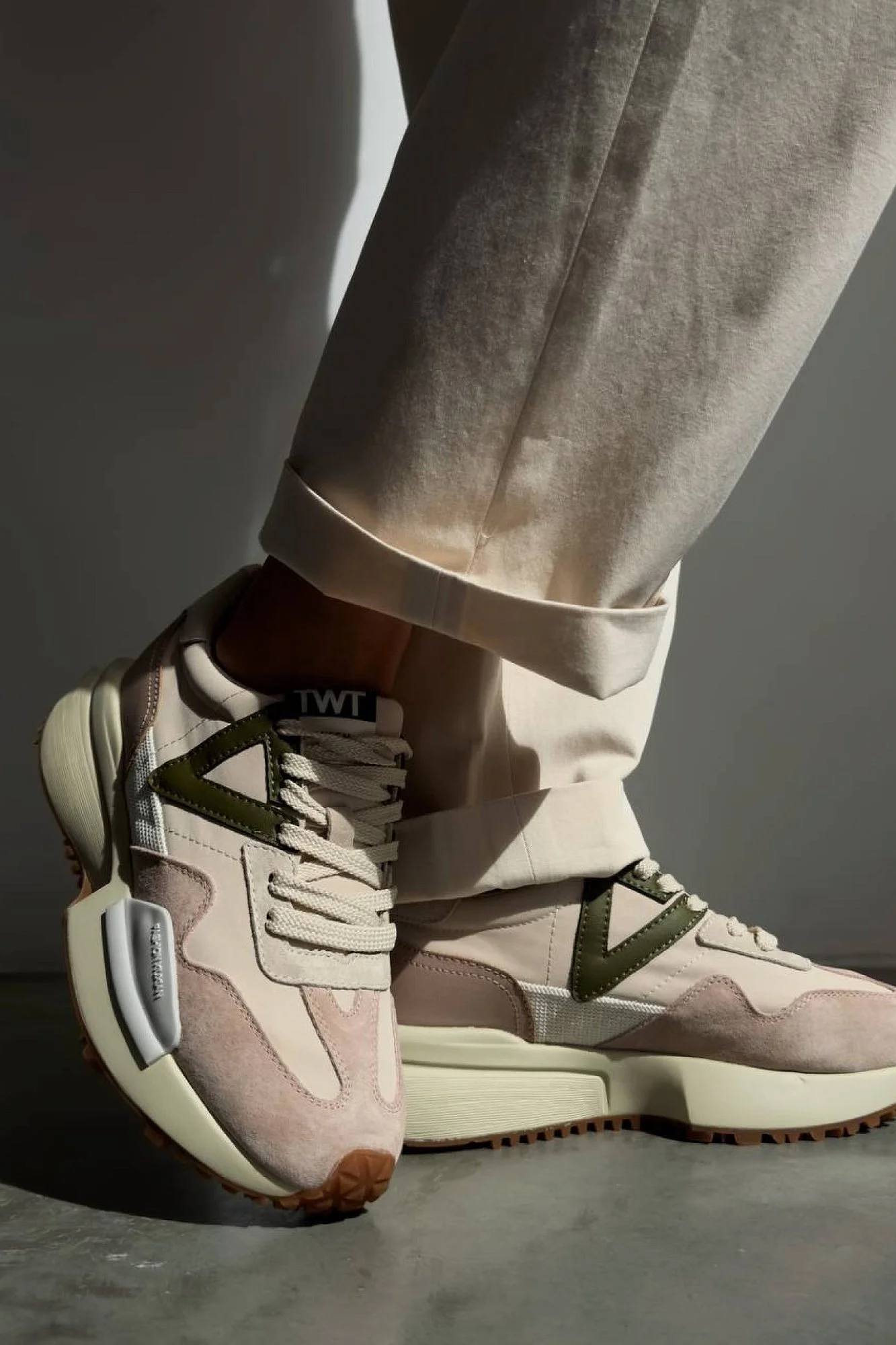 брюки (M (44RU), молочный). Избражение № 3