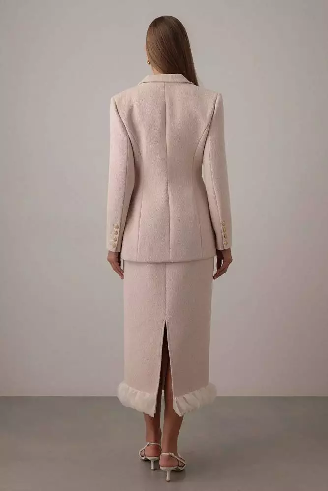 Пиджак (S (42RU) светло-пудровый). Изображение № 6