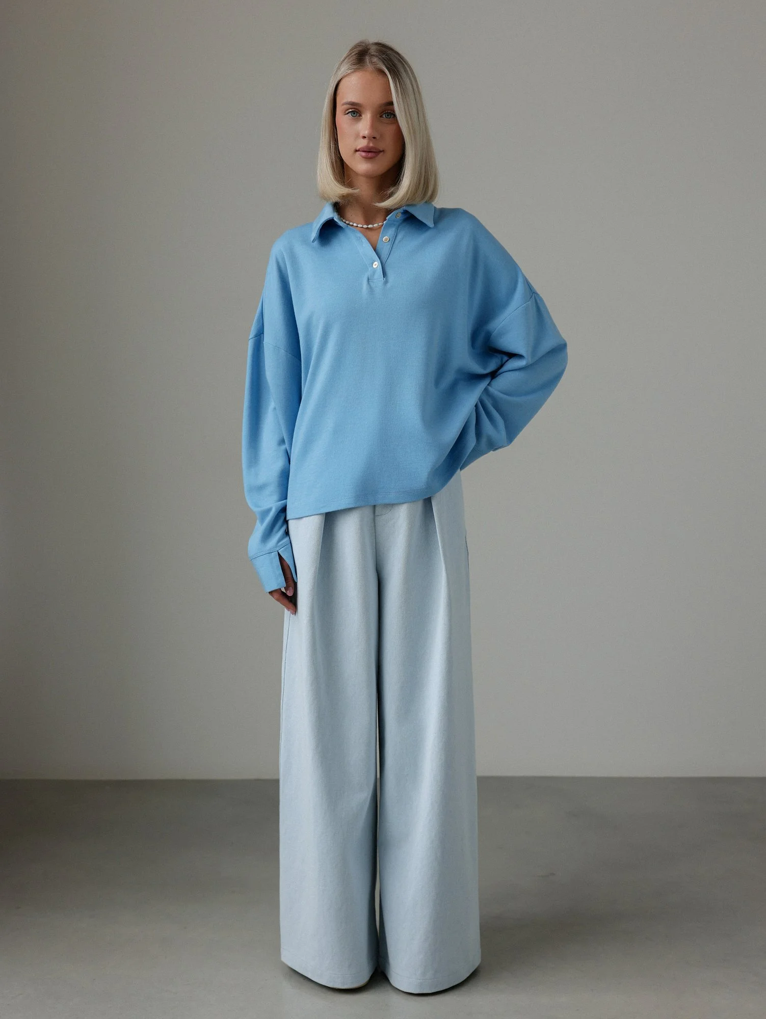 Поло (onesize (42-46RU), небесный). Избражение № 1