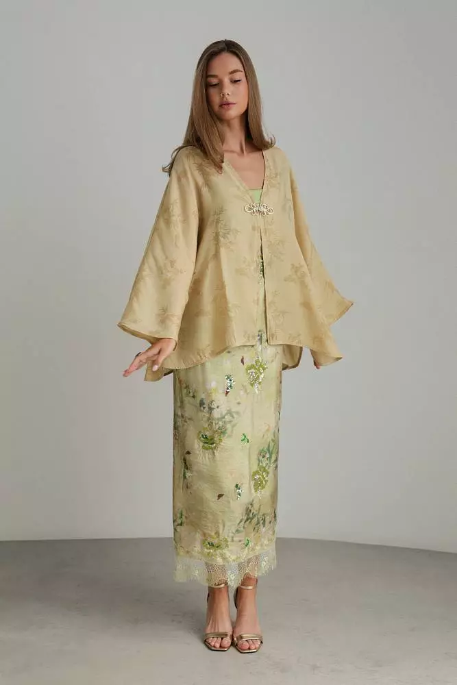 Платье (S (42RU), оливковый). Изображение № 7