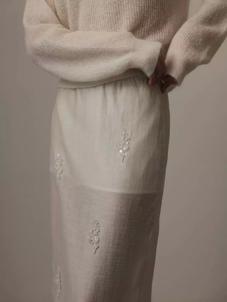 Юбка (XS (40), сливочный). Изображение № 3