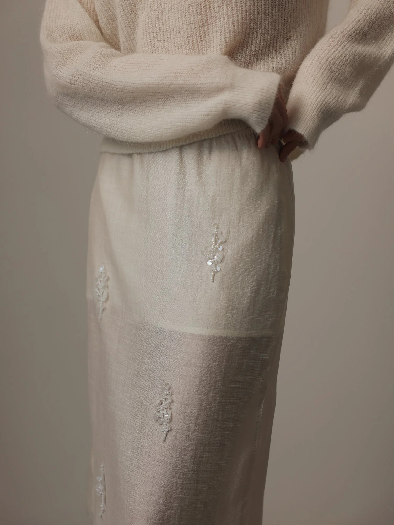 Юбка (XS (40), сливочный). Избражение № 3