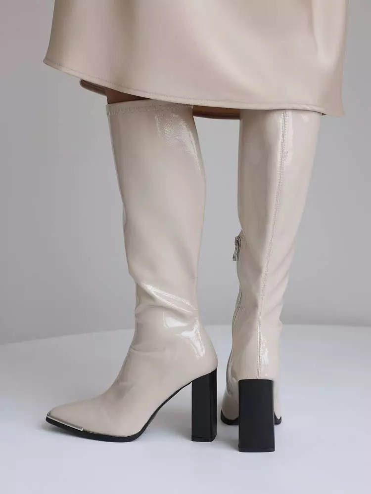 Сапоги (38, персиковый). Изображение № 5