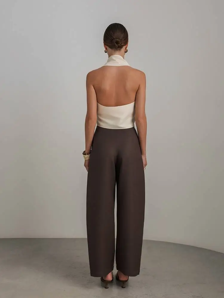 Брюки (S (42RU), коричневый). Изображение № 3