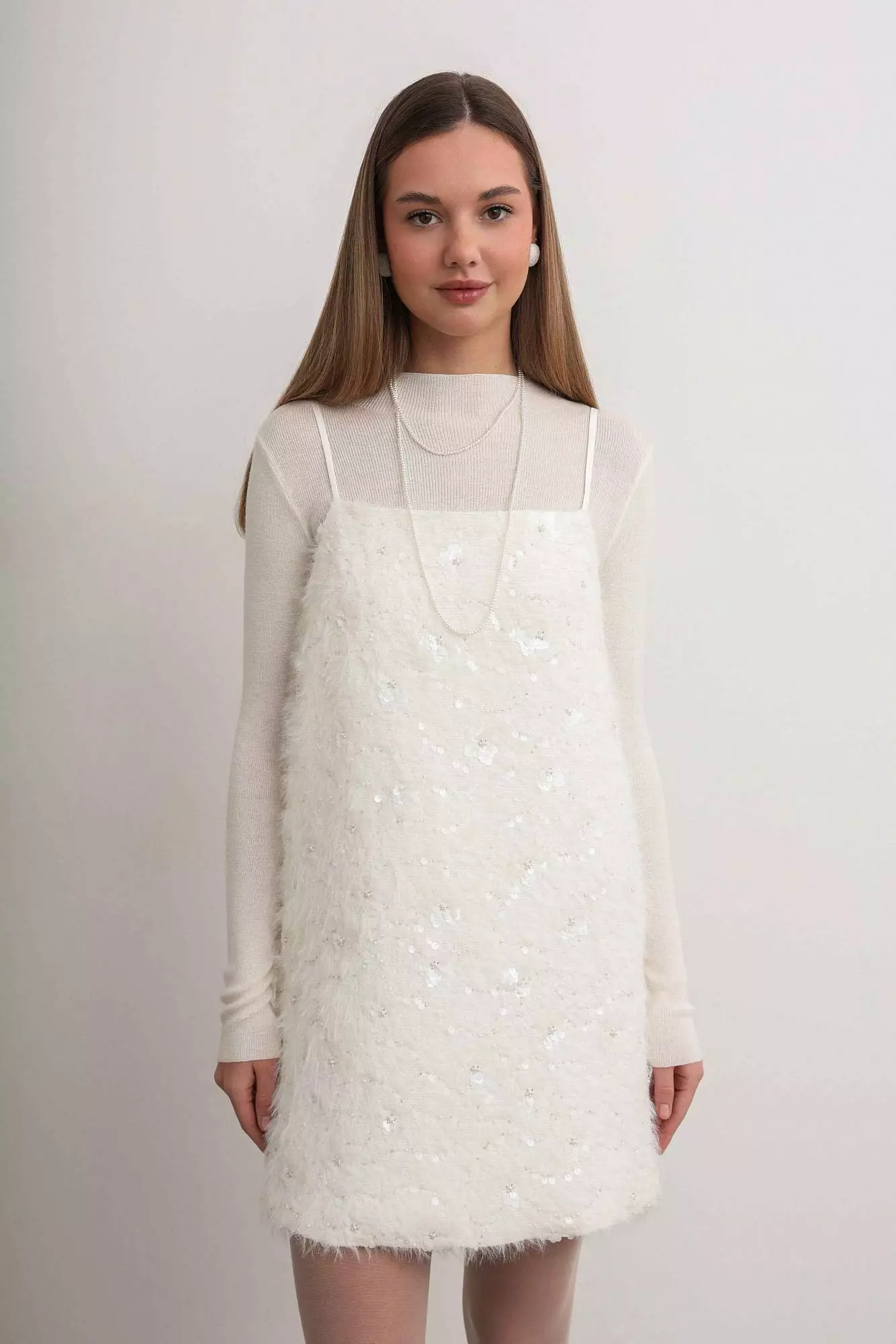 Платье (M (44RU), молочный). Избражение № 1