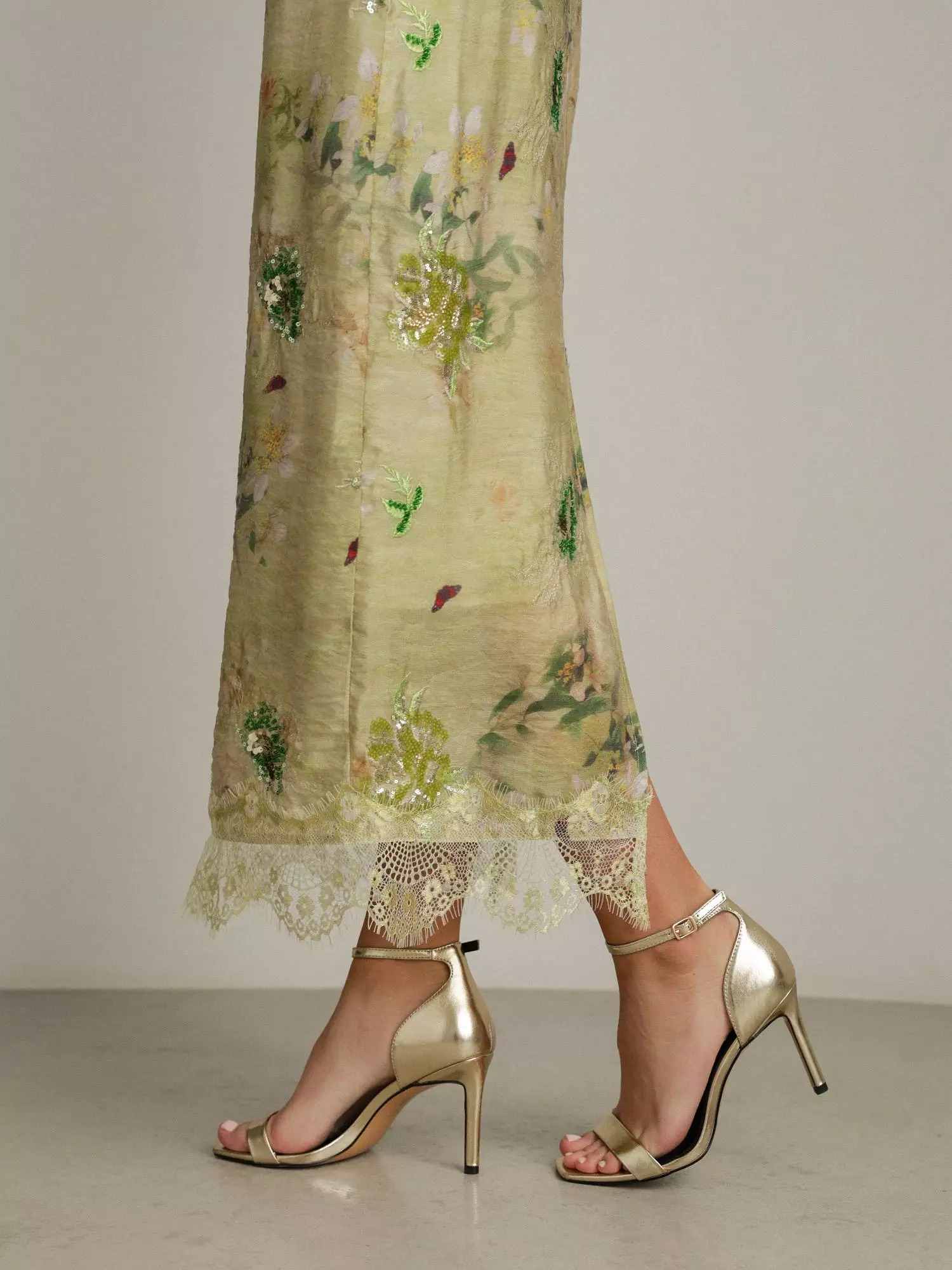 Платье (S (42RU), оливковый). Избражение № 5