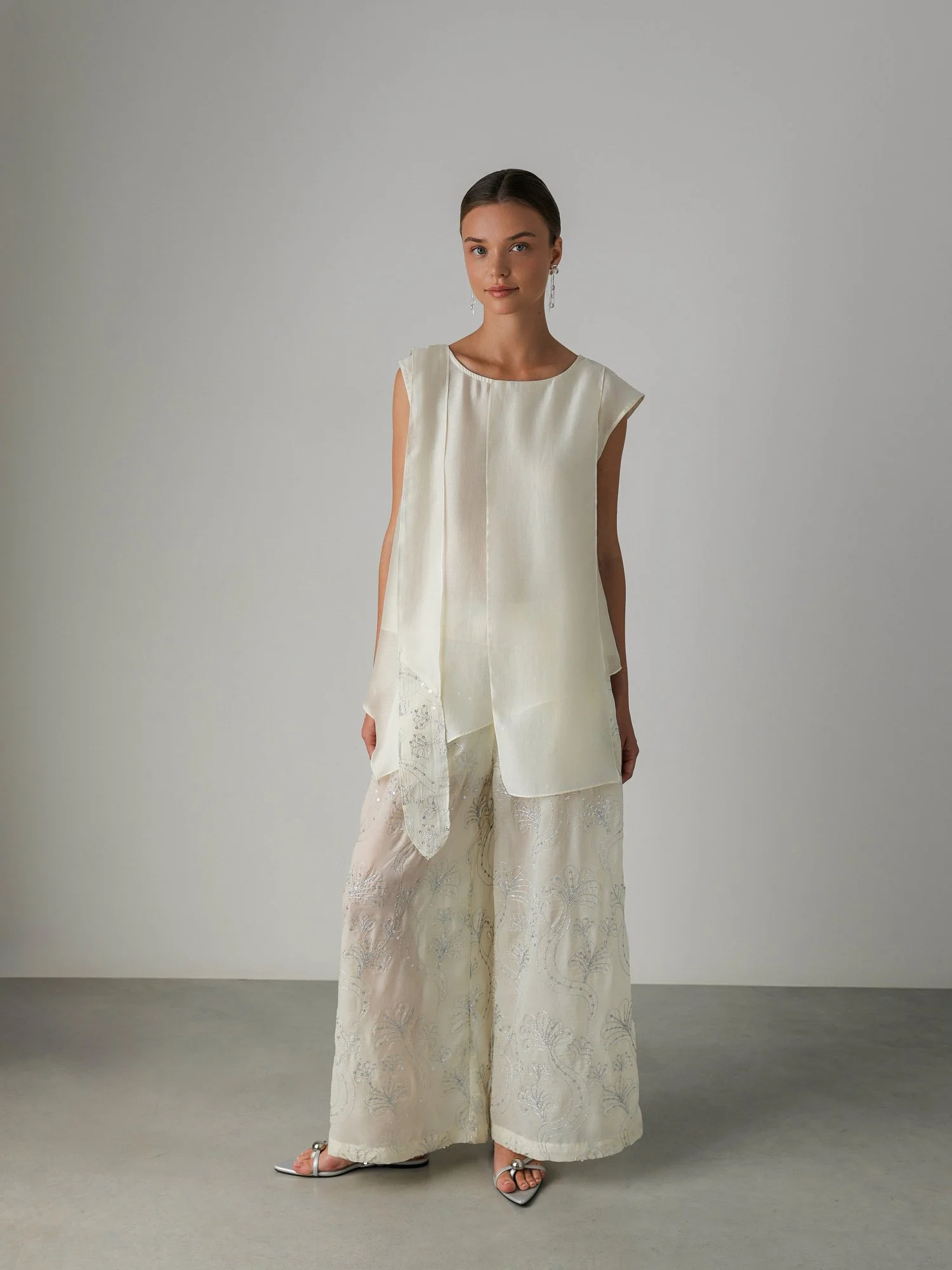 Брюки (L (46RU), ванильный). Избражение № 2