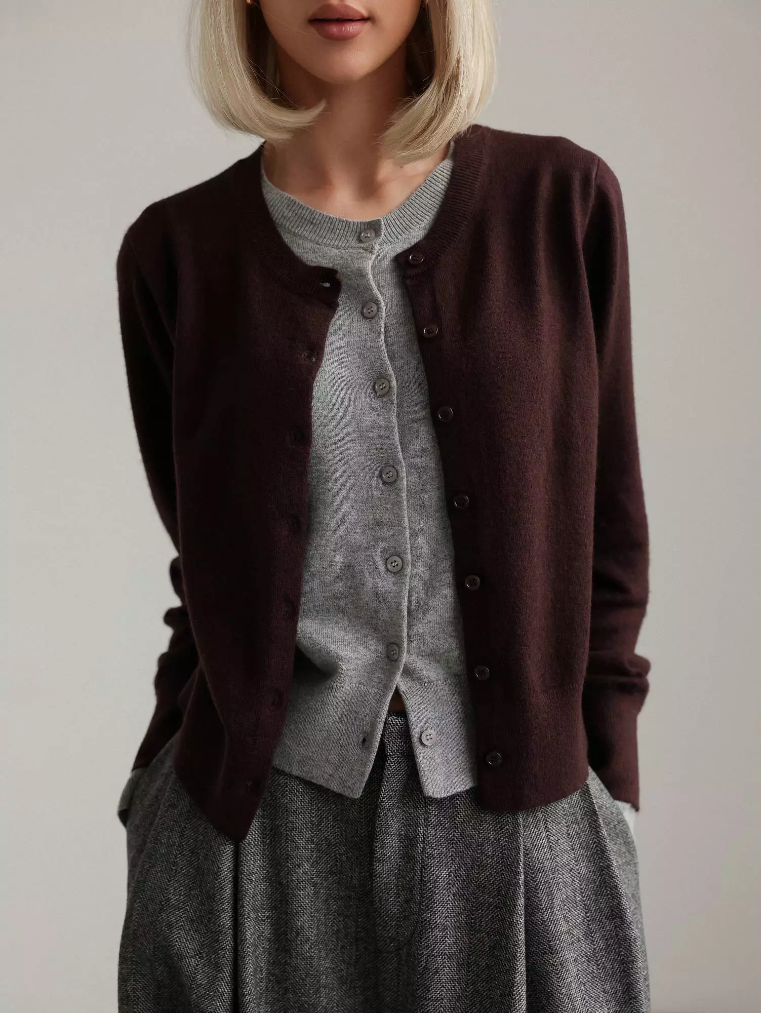 Кардиган (M (44RU), шоколадный). Избражение № 3