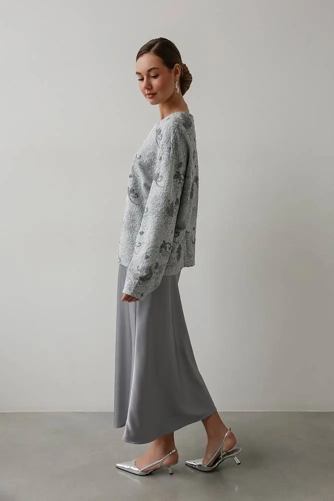 Юбка (S (42RU), серый). Изображение № 2