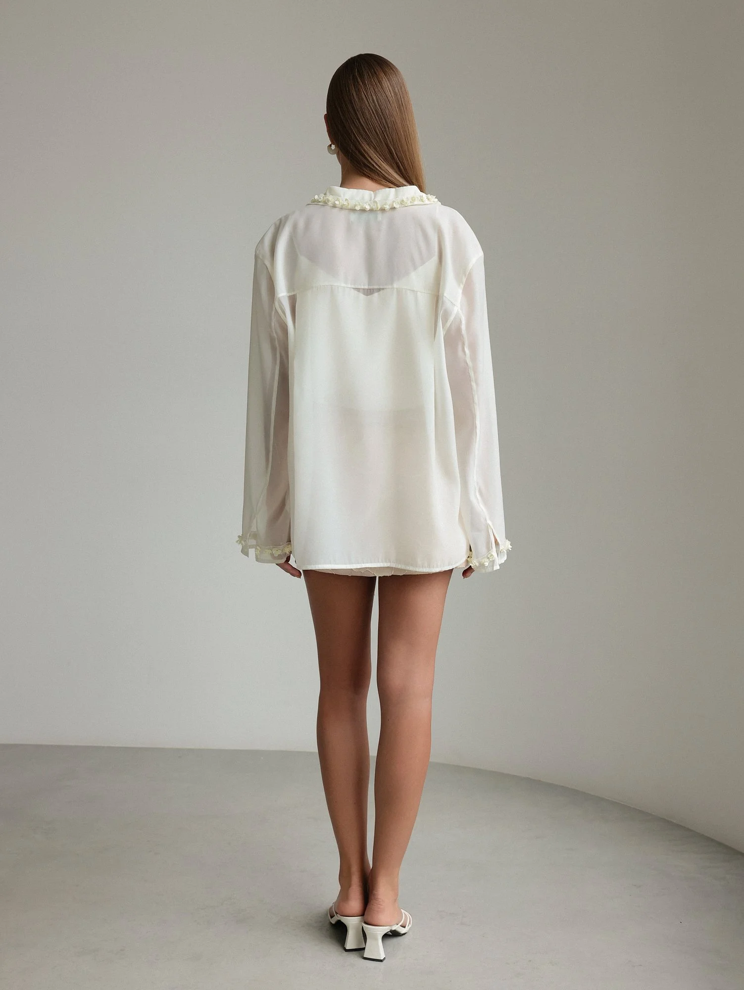 Блуза (S (42RU), ванильный). Избражение № 4