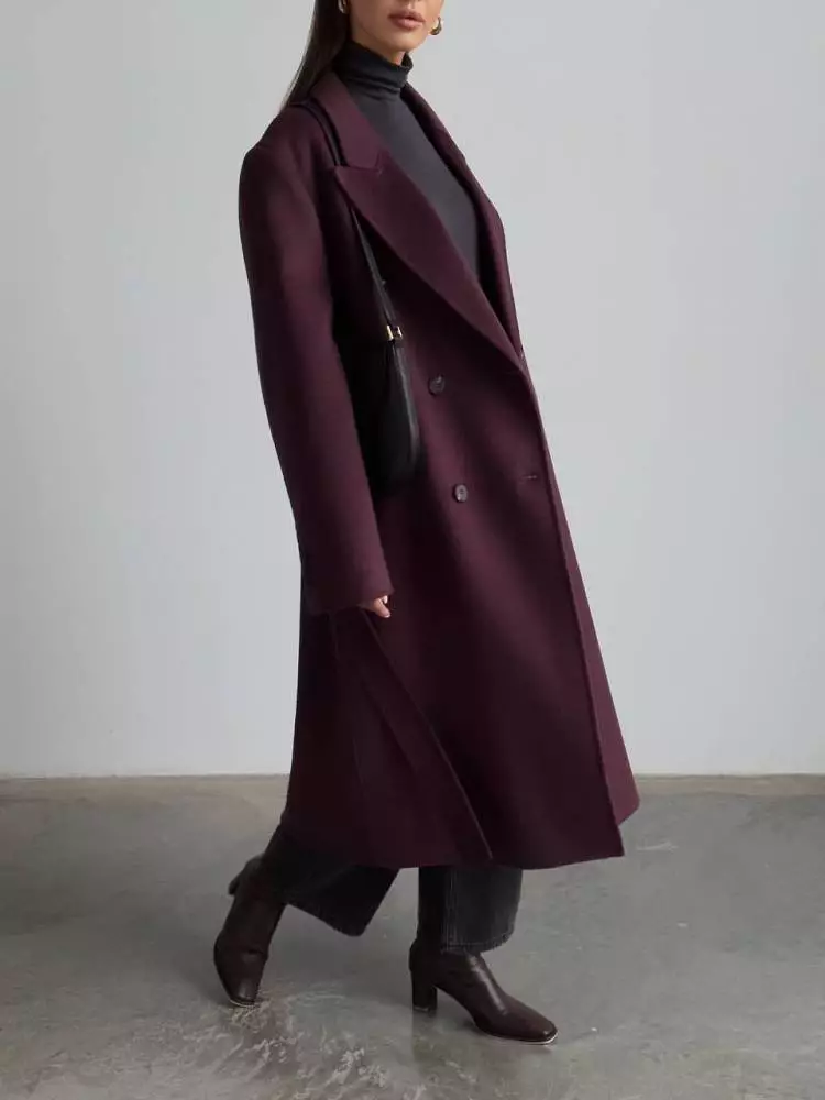 Пальто (S (42RU) сливовый). Изображение № 5