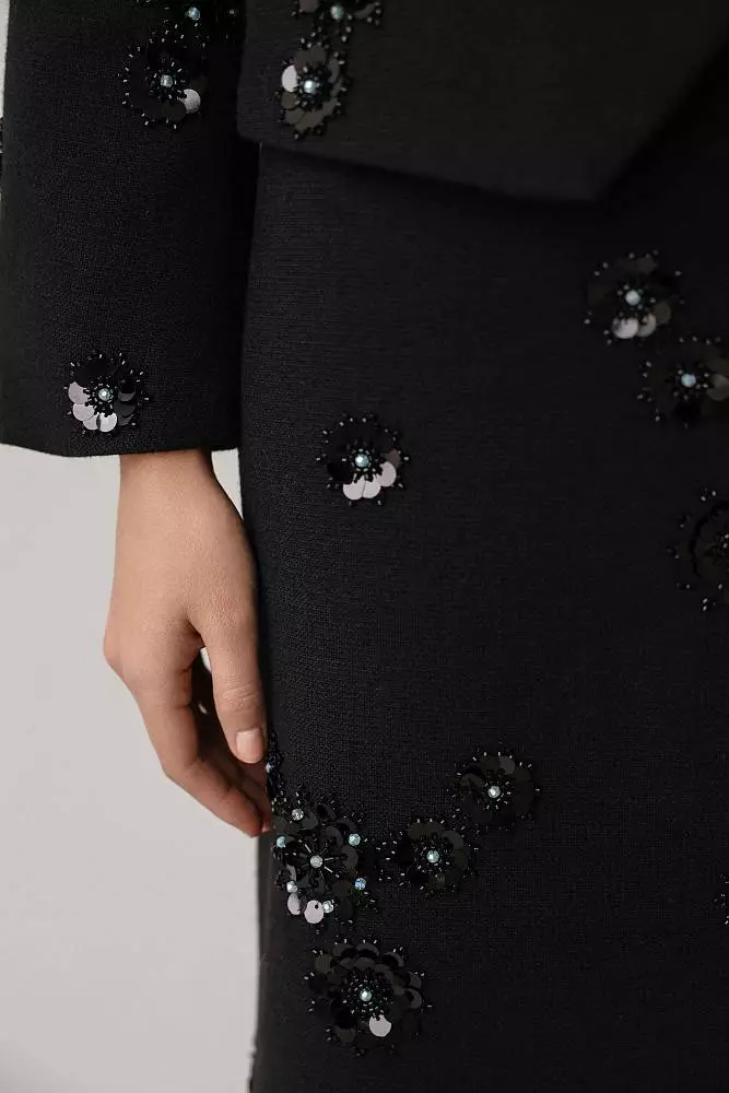 Жакет (S (42RU), чёрный). Изображение № 5