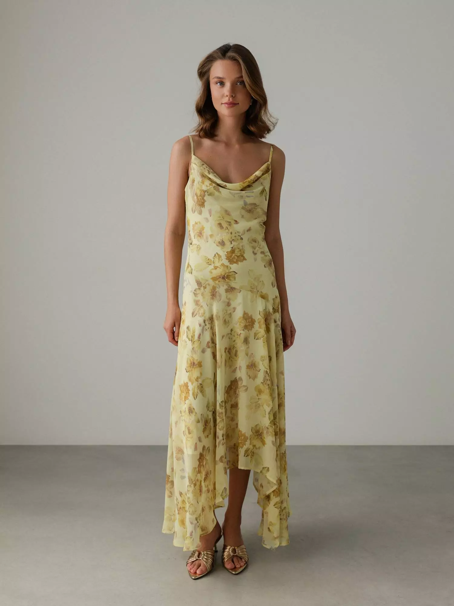 Платье (L (46RU), нежно-жёлтый). Избражение № 1