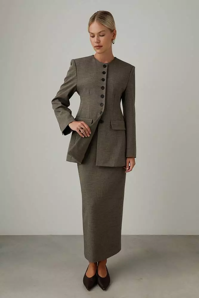 Юбка  (L (46RU), светло-коричневый). Изображение № 3