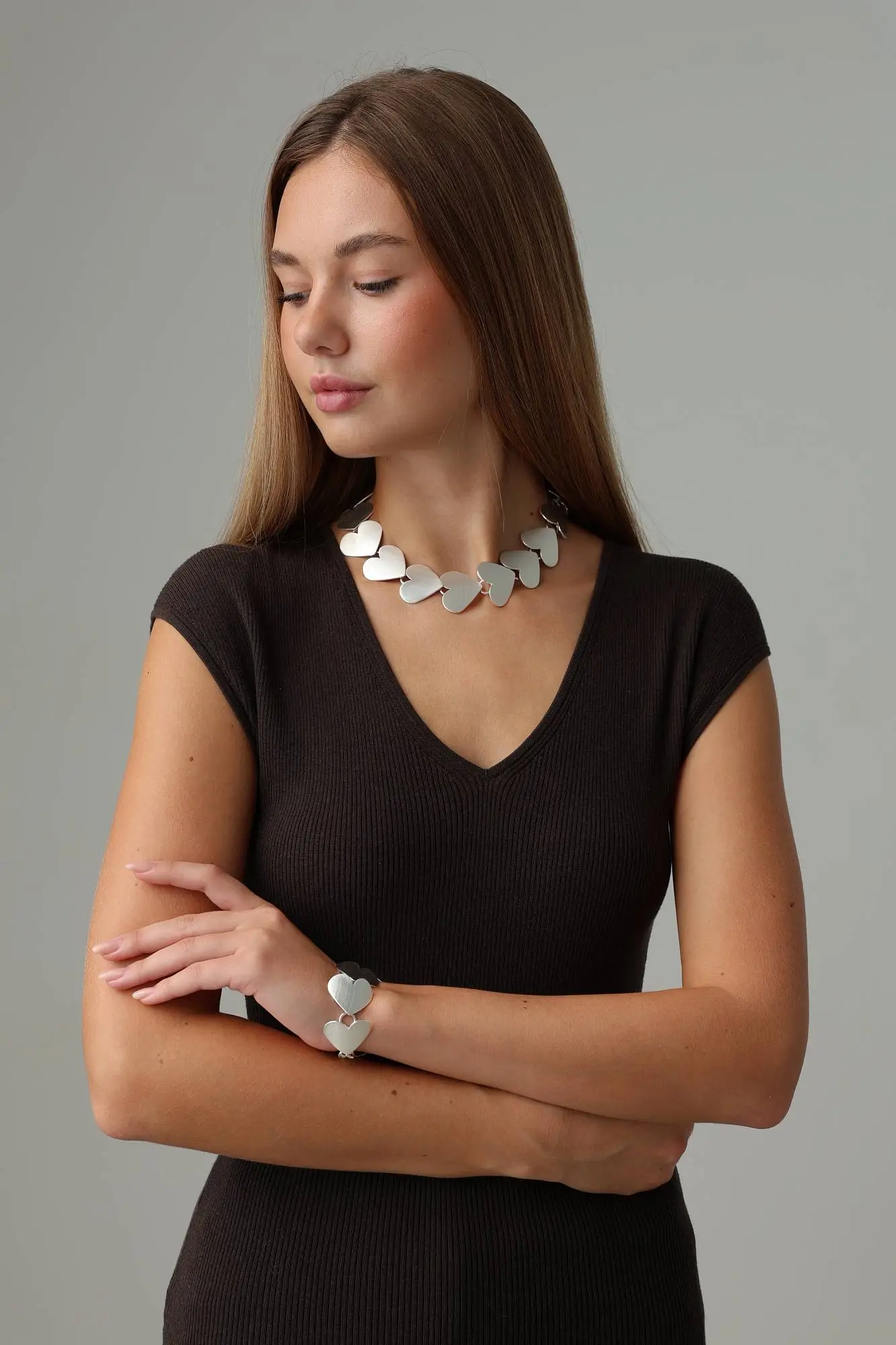 Колье (серебристый). Избражение № 2