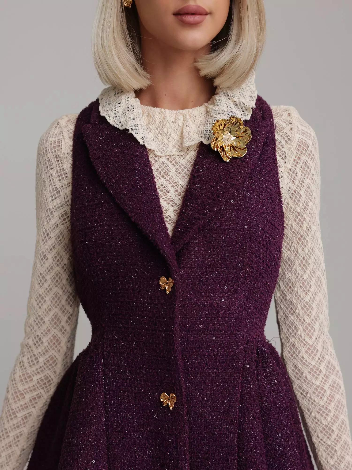 Блузка (M (44RU), бежевый). Избражение № 2