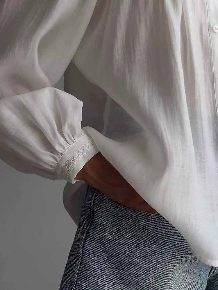 Блуза (L (46RU), светло-бежевый). Изображение № 2