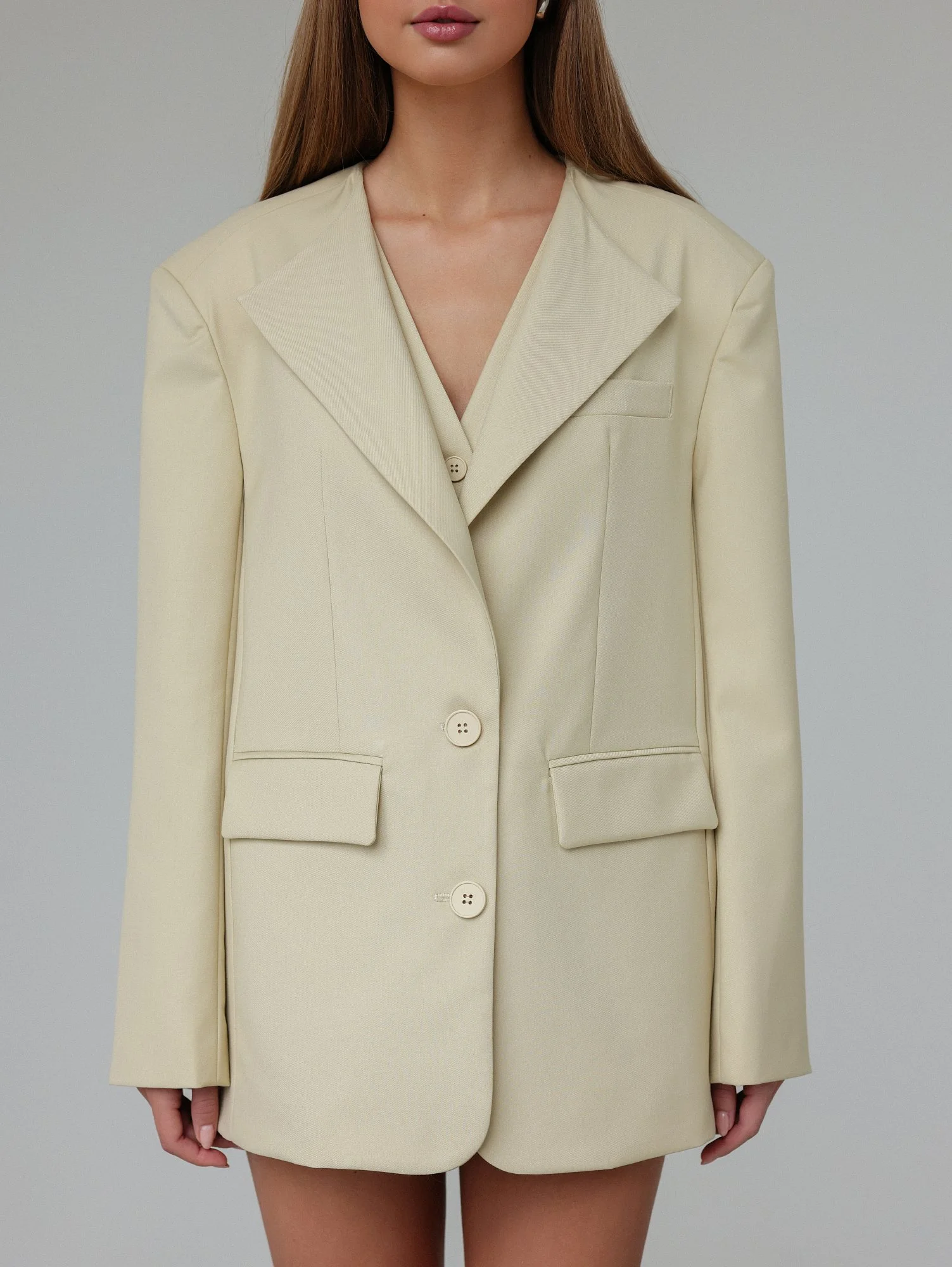 Пиджак (M (44RU), песочный). Избражение № 1