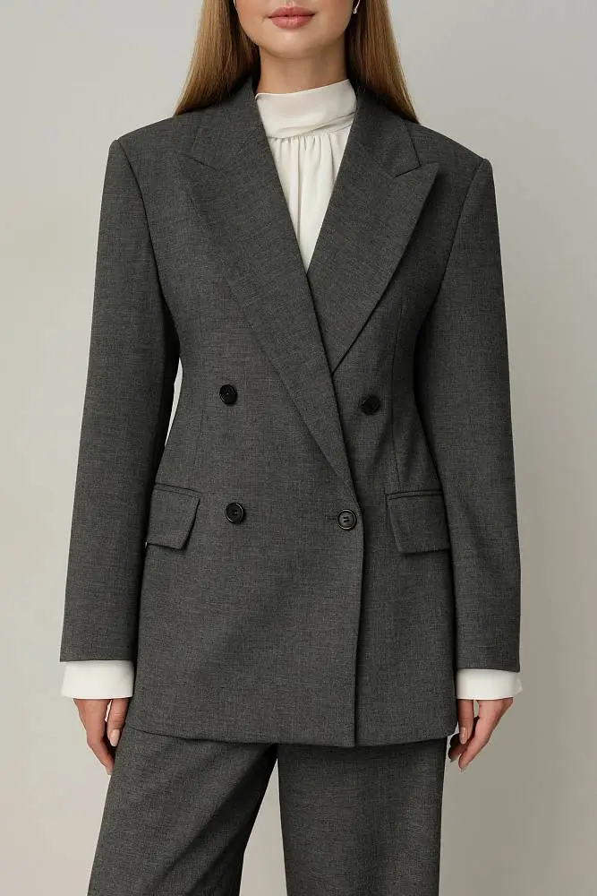 Пиджак (M (44RU), тёмно-серый). Изображение № 3