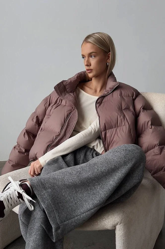 Пуховик (onesize (40-44RU), мокко). Изображение № 2