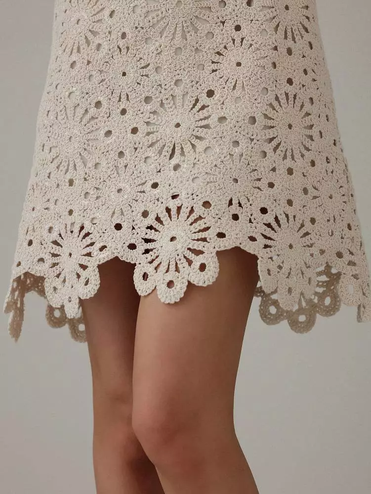 Платье  (L (46RU), светло-бежевый). Изображение № 5