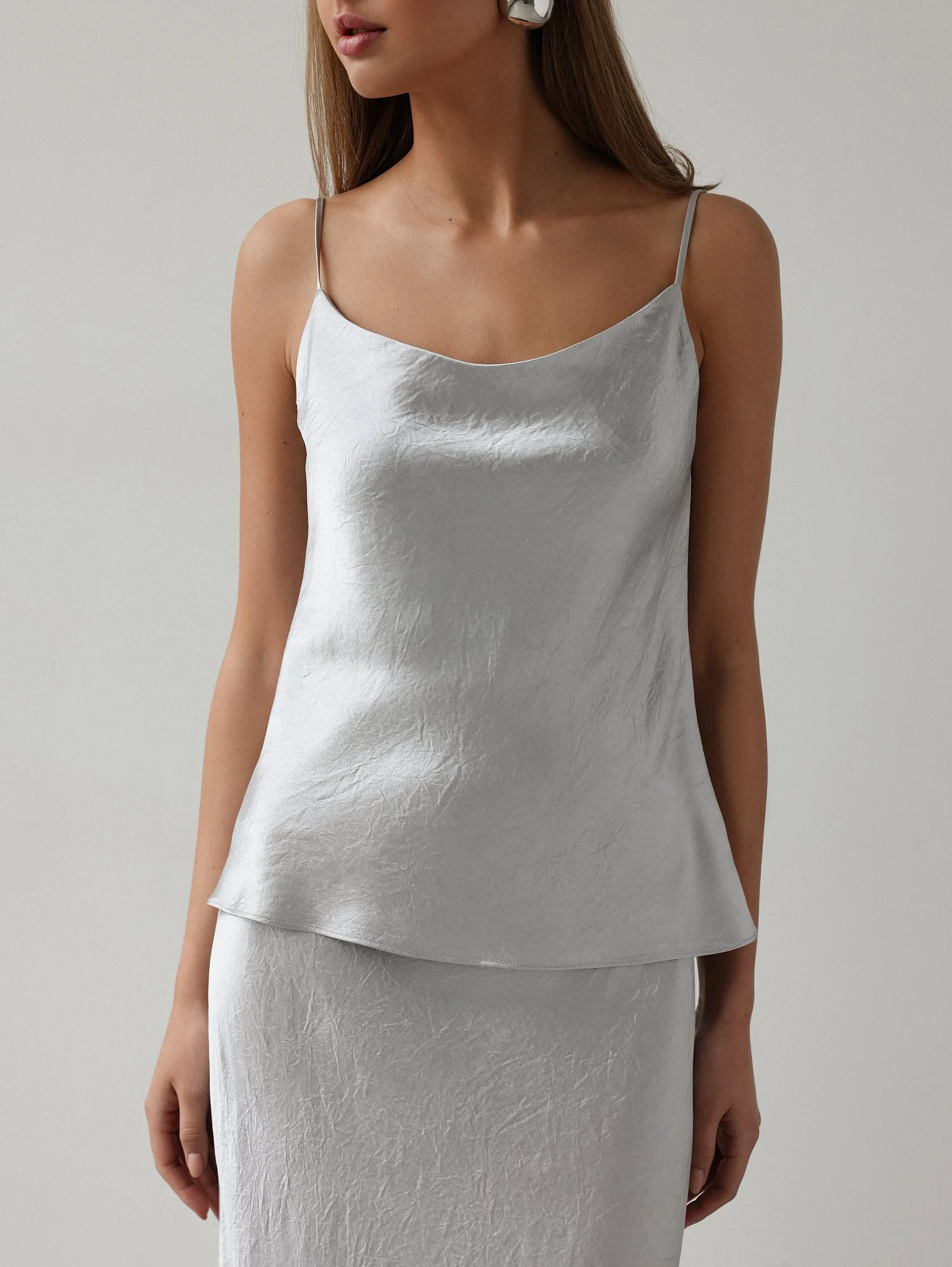 Топ (M (44RU), светло-серый). Избражение № 1