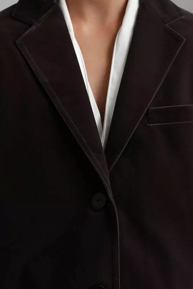 Пиджак (M (44RU), пепельно-сливовый). Изображение № 3