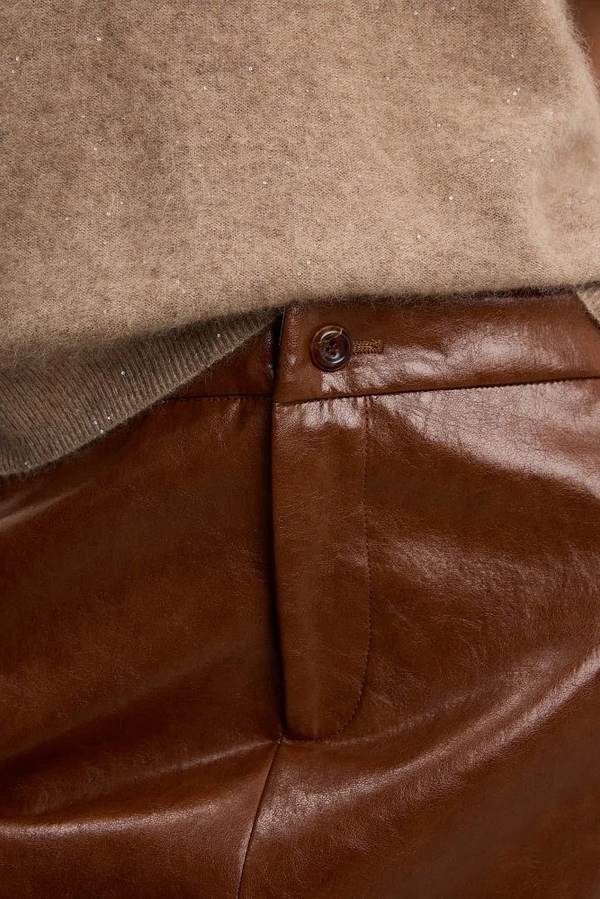 Джемпер (onesize (42-46RU), кофейный). Изображение № 3