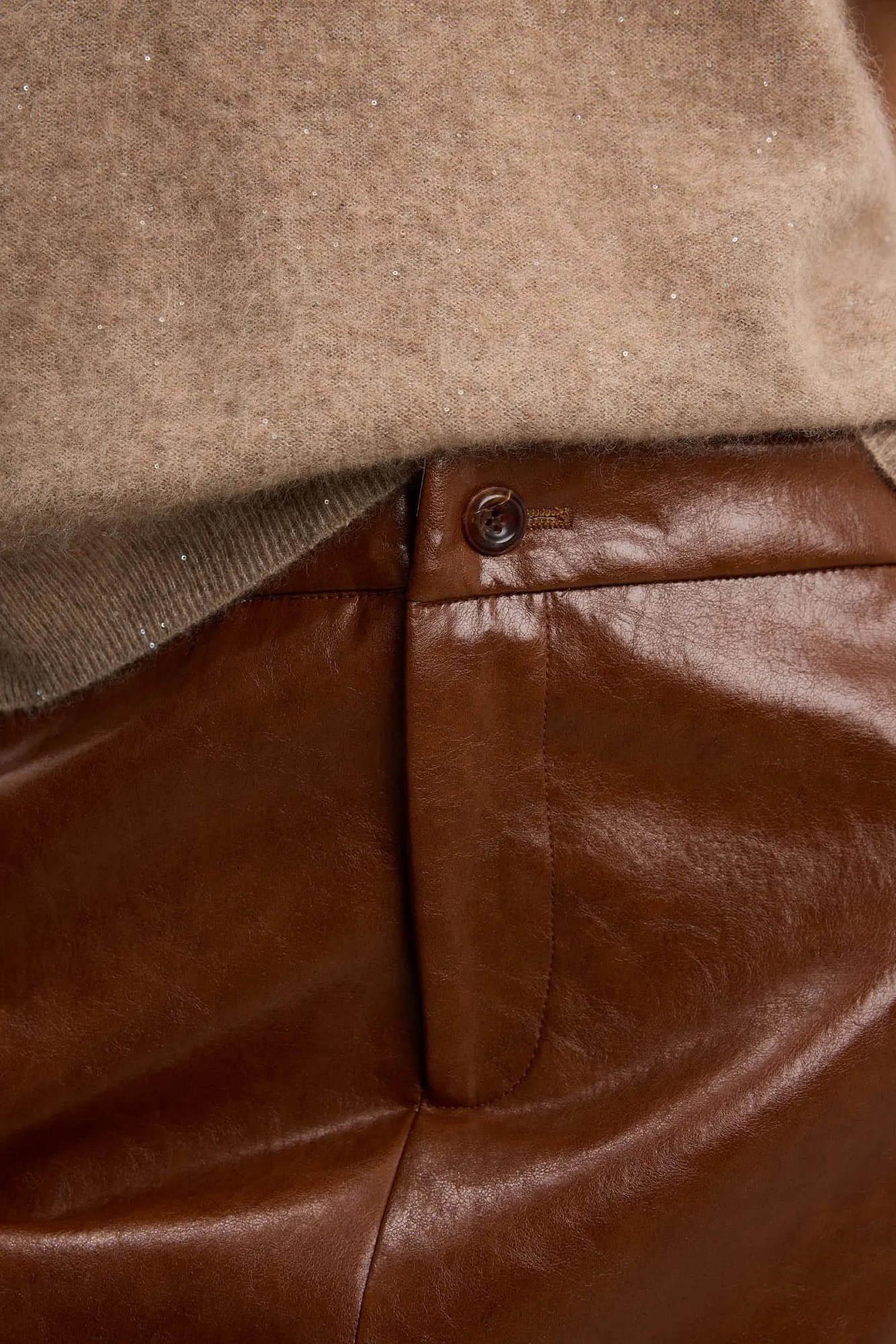 Джемпер (onesize (42-46RU), кофейный). Изображение № 3