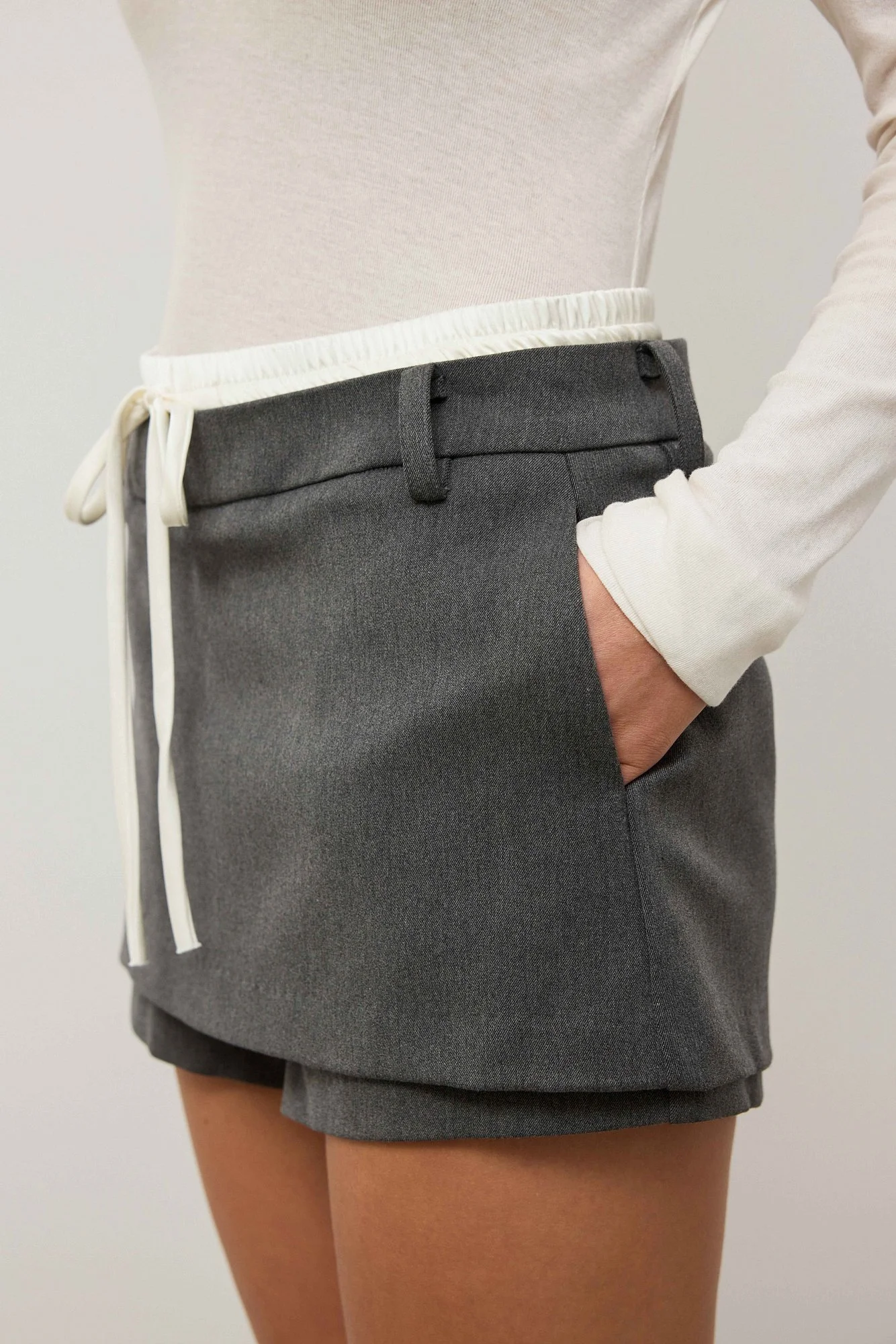 Юбка (M (44RU), серый). Избражение № 3